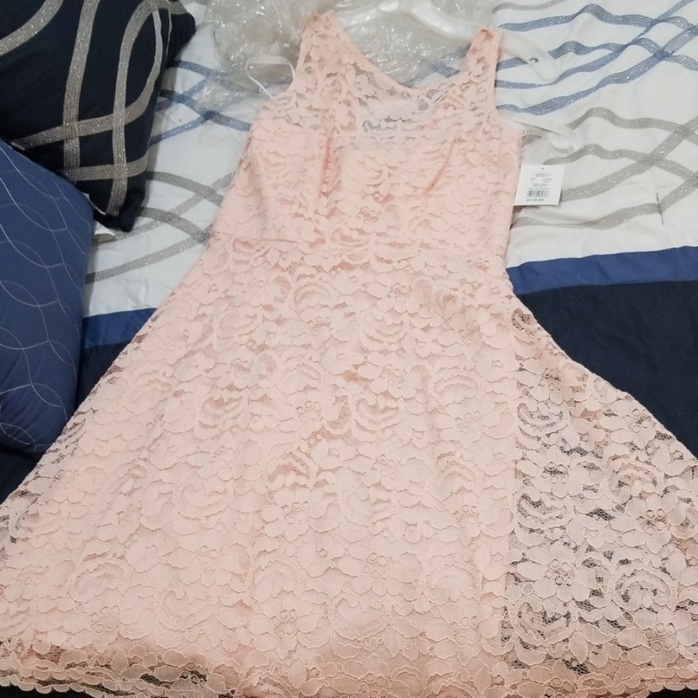 Girls Petal Pink Dress